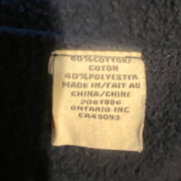 Vintage Y2K University of Michigan Boat Neck Tunic Sweatshirt w Kangaroo Pockets - Picture 10 of 11